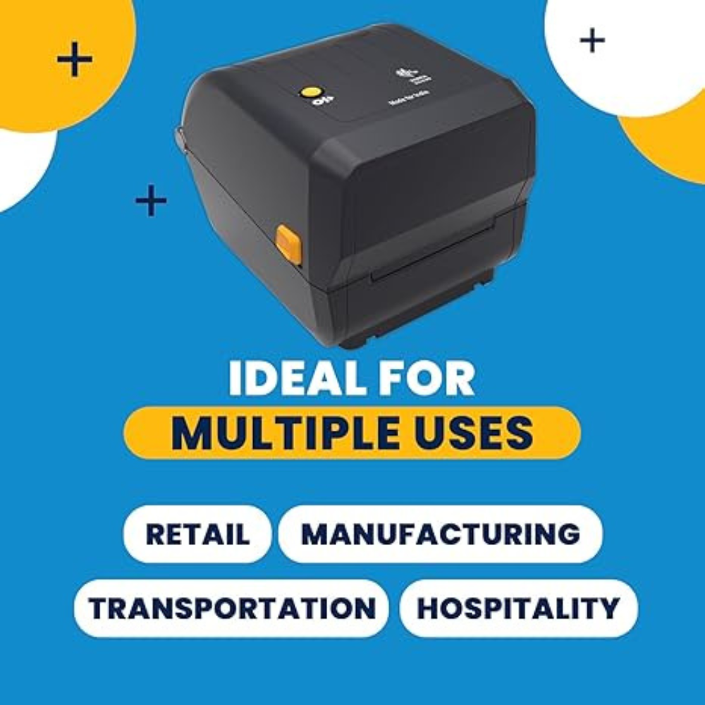 Zebra ZD23A42-30GG0GNZ – Thermal Transfer Barcode Printer, 203 dpi, USB, 2 Years Warranty