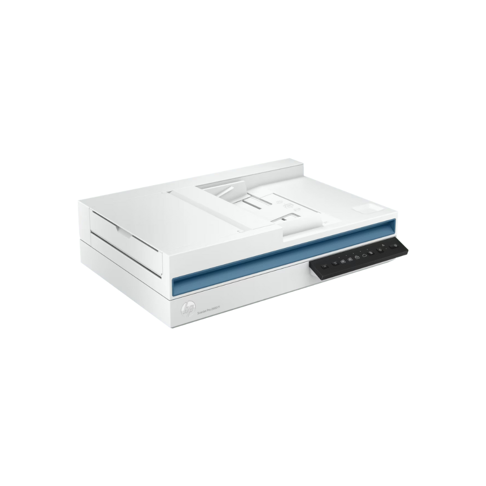 HP ScanJet Pro 2600 f1 (20G05A) – Flatbed Document Scanner, 25 PPM / 50 IPM, Duplex, 60-Sheet ADF, 1,500 Pages Daily Duty Cycle, 1 Year Warranty