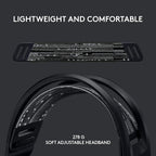 Logitech G733 Lightspeed RGB Wireless Gaming Headphone with PRO-G 40mm Driver and 6mm Boom Microphone