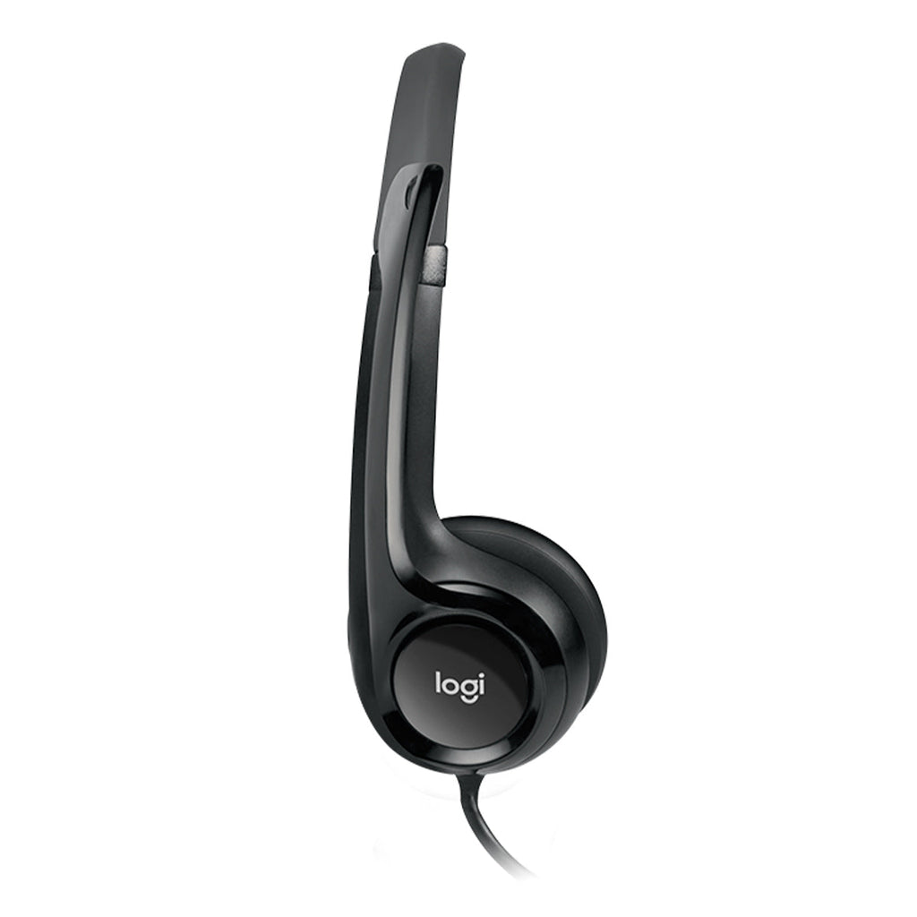 Logitech H390 USB Wired Headphone with Noise Cancelling Rotatable Mic