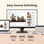 BenQ GW2490 – 23.8" FHD IPS Borderless, 100Hz, 99% sRGB, HDMI/DP, Speakers, Coding Mode, Wall Mount, 3 Year Onsite Warranty