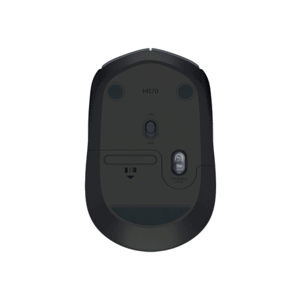 [RePacked] Logitech M170 Wireless Optical Grey Mouse with 2.4 GHz Technology and Ambidextrous Design