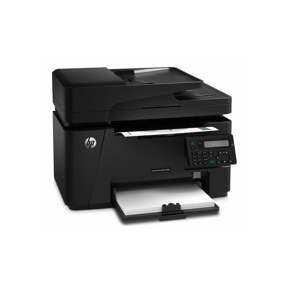 HP LaserJet Pro MFP M128fn (CZ184A) – All-in-One Monochrome Laser Printer with Fax, Network, ADF, Legal Size Support, 3 Year Warranty