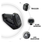 Zebra DS8178-SR7U2100SFK – 2D Cordless Barcode Scanner, 1D/2D Imager, USB, Handheld, IP52, 3 Year Warranty