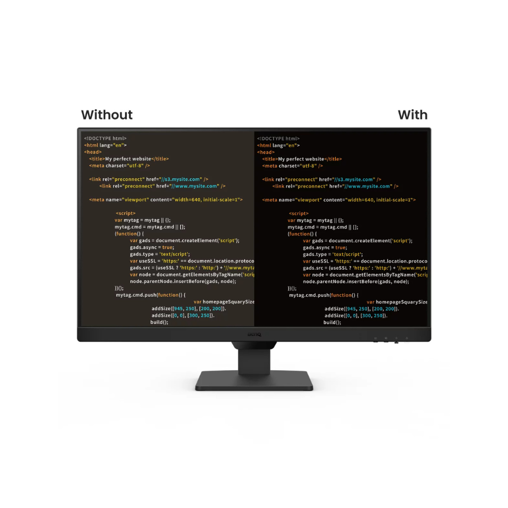 BenQ GW2790 – 27" FHD IPS Borderless, 100Hz, 99% sRGB, Dual HDMI/DP, Speakers, Coding Mode, Wall Mount, 3 Year Onsite Warranty