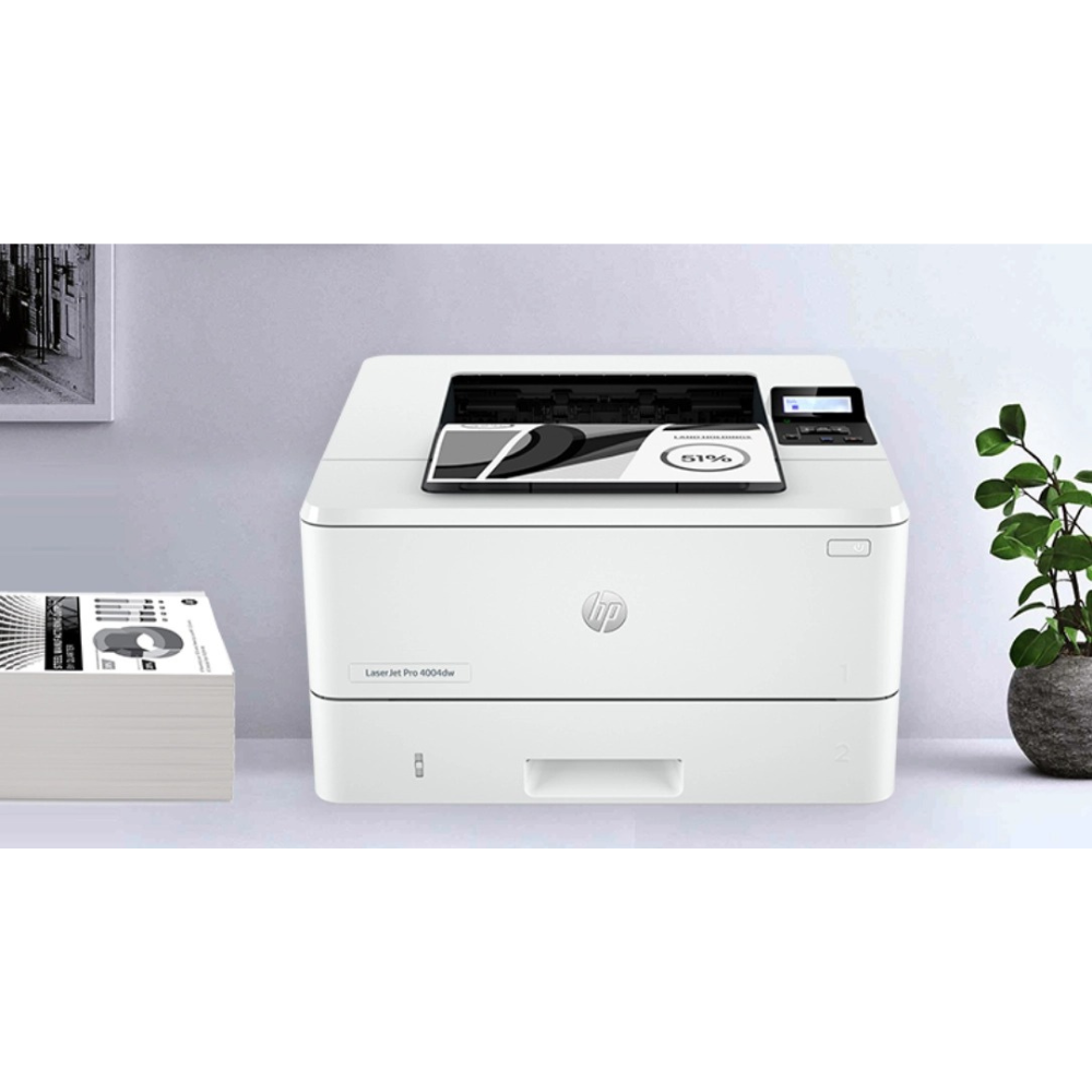 HP LaserJet Pro 4004dw (2Z615A) – Business Monochrome Laser Printer, 40 PPM, Duplex, Network & Wi-Fi, 3 Year Warranty