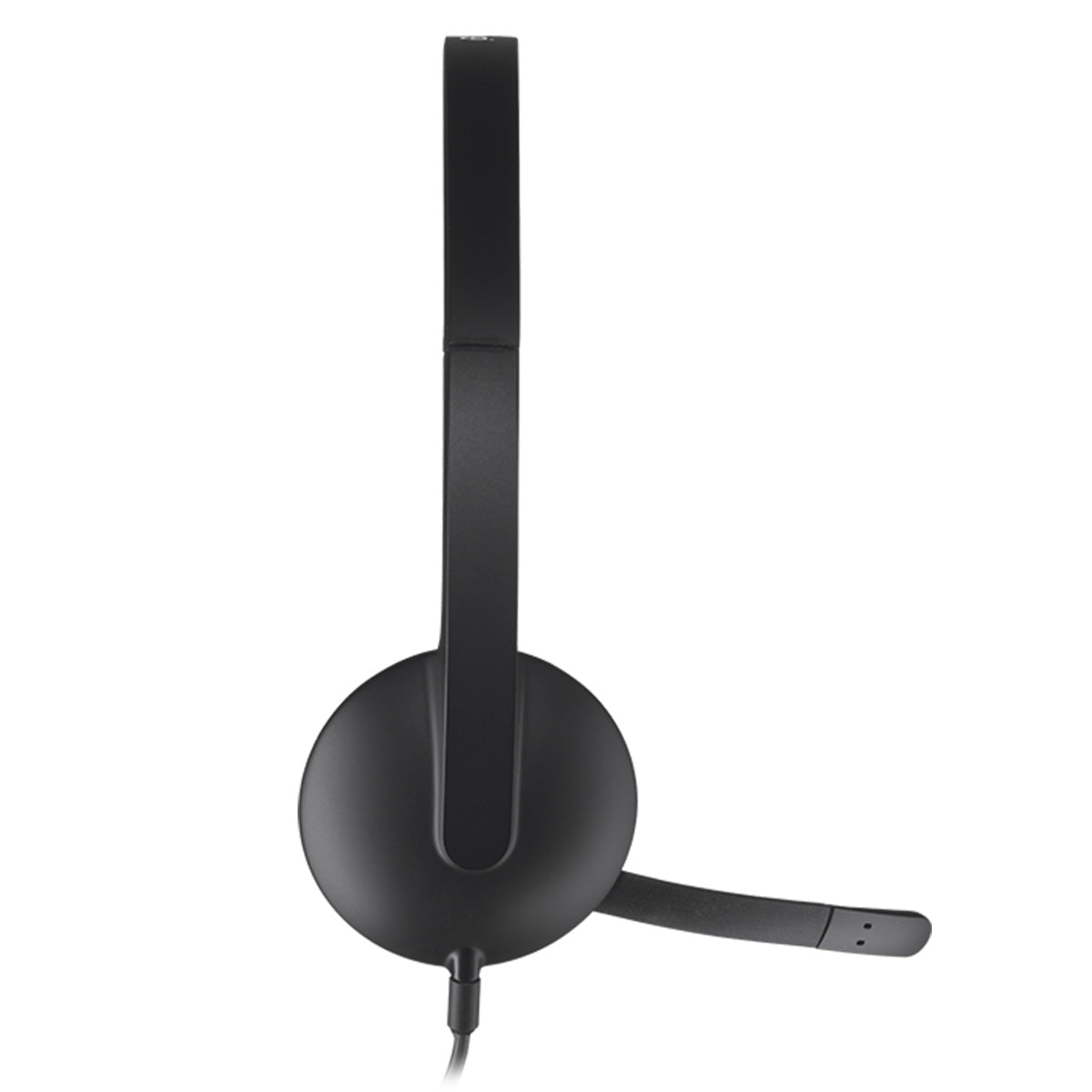 Logitech H340 USB Wired Headphone with Noise Cancelling Rotatable Mic - Black
