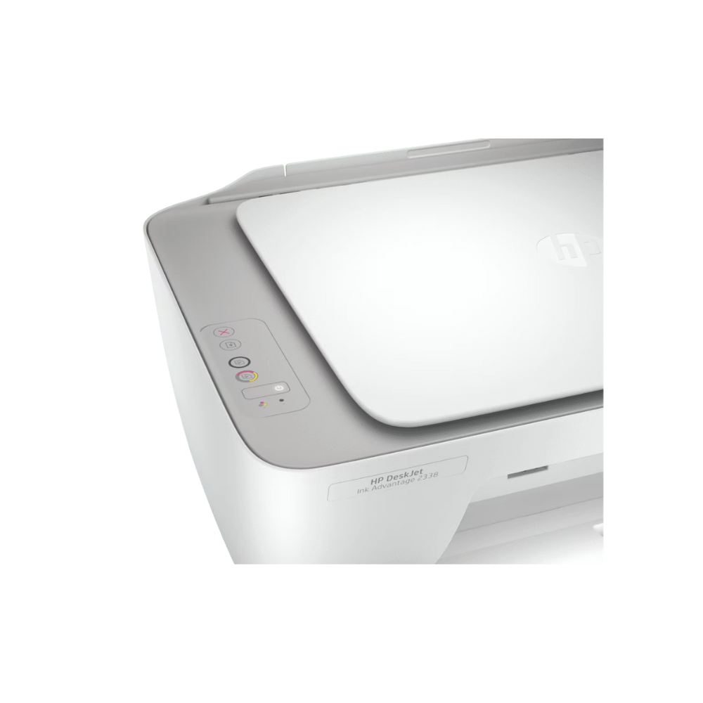 HP DeskJet Ink Advantage 2338 (7WQ06B) – All-in-One Printer, Print/Scan/Copy, Compact Design, USB, 1 Year Warranty