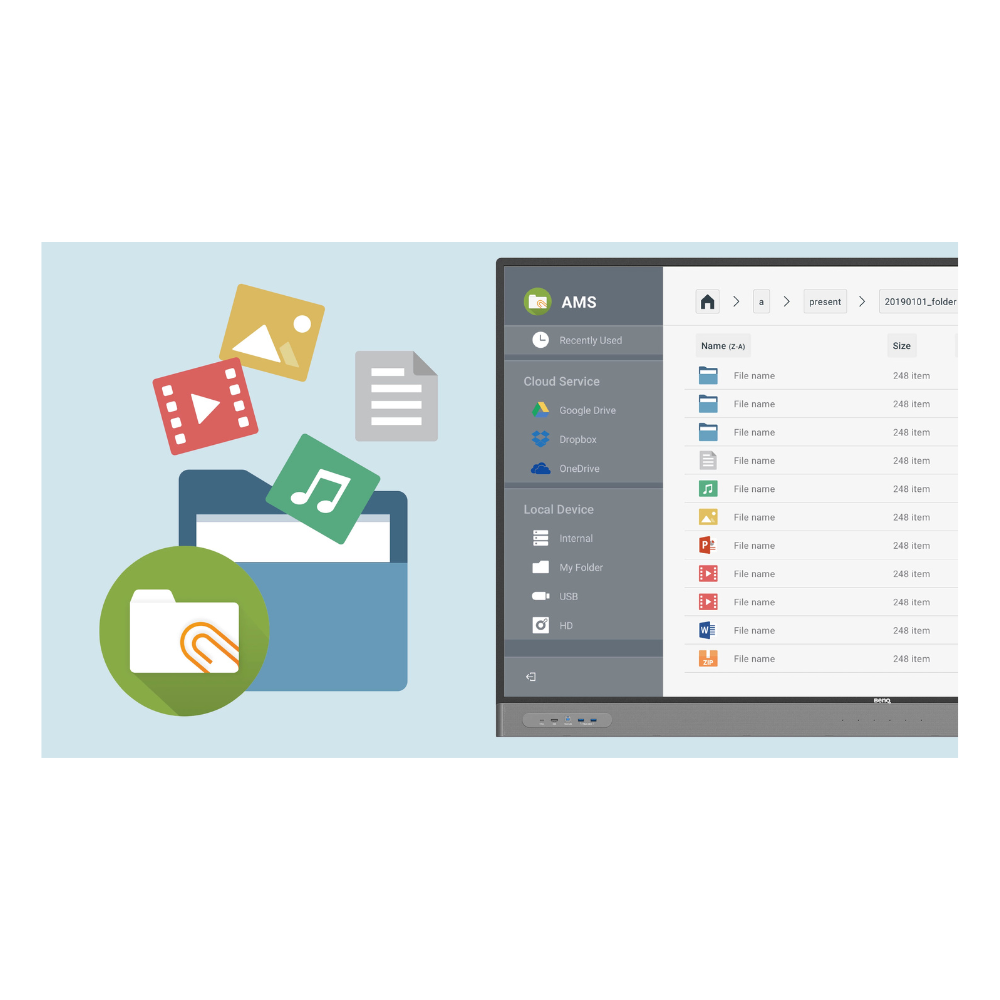 Benq 65" IFP Monitor RM6503A Blk