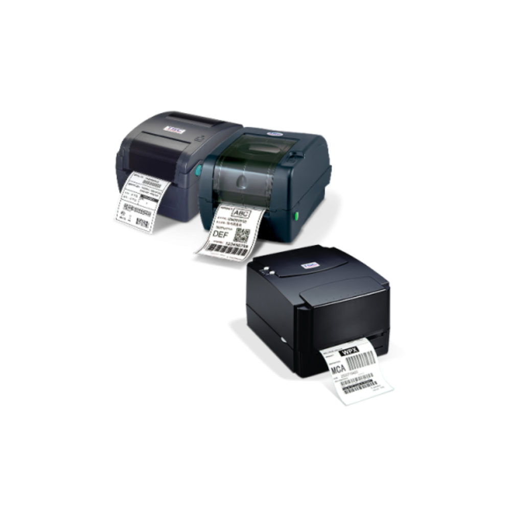 TSC TE244 Pro – Thermal Transfer Label Printer, 4", 203 dpi, 200MHz 32-bit RISC, 8MB SDRAM, 4MB Flash, 300m Ribbon, USB 2.0, RS232