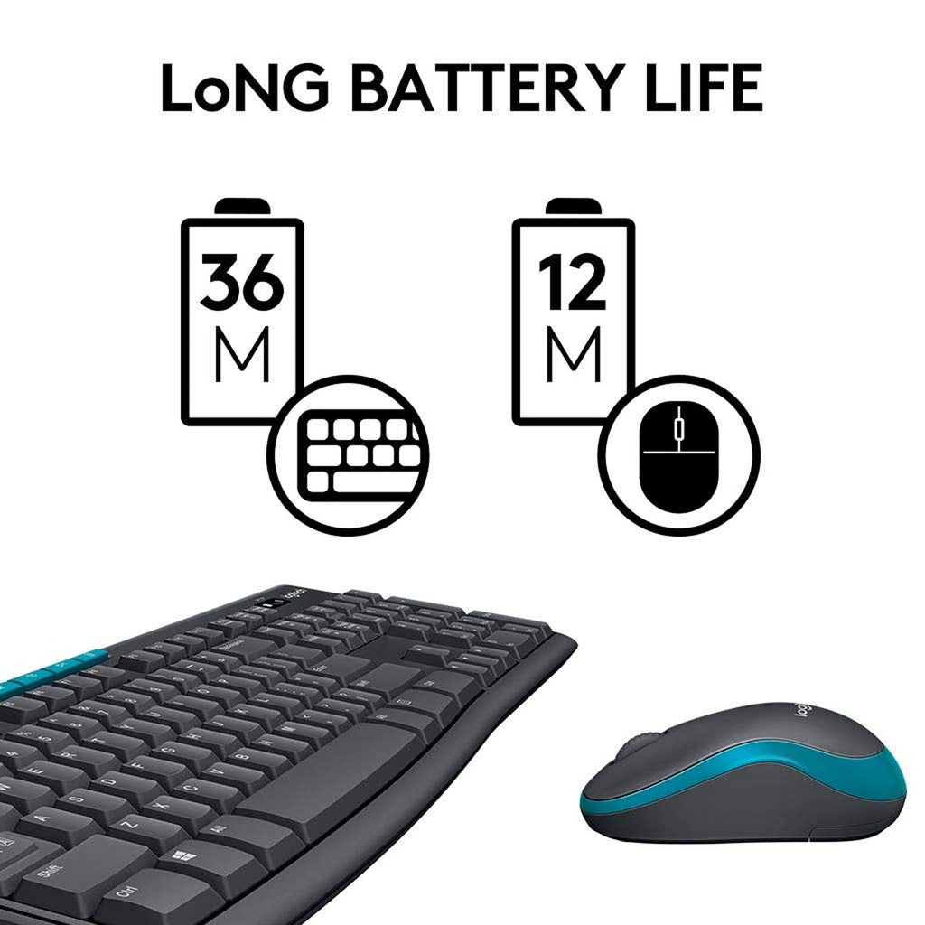 [RePacked] Logitech MK275 Wireless Keyboard and Mouse Combo with Ultra Long Battery Life