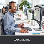 Logitech C920 1080P HD Webcam with Auto Low Light Correction Built-in Dual Stereo Mic and Face Tracking