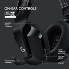 Logitech G733 Lightspeed RGB Wireless Gaming Headphone with PRO-G 40mm Driver and 6mm Boom Microphone