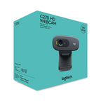 Logitech C270 720p HD Webcam with Built-in Noise Reducing Mic