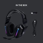Logitech G733 Lightspeed RGB Wireless Gaming Headphone with PRO-G 40mm Driver and 6mm Boom Microphone