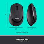 Logitech MK345 2.4 GHz Full-Size Wireless Keyboard and Mouse Combo