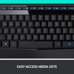 Logitech MK345 2.4 GHz Full-Size Wireless Keyboard and Mouse Combo