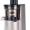 Omega VSJ843RSF Vertical Slow Masticating Juice Extractor 43 RPM Compact Design with Automatic Pulp Ejection, 150-Watt, Silver