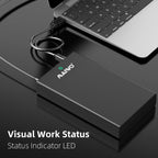 MAIWO K3568A USB3.0 to SATA 2.5/3.5" External Hard Drive Enclosure - Black