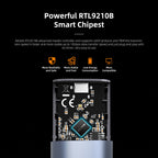 MAIWO K1689 USB Tool-Free M.2 SATA & NVMe SSD Enclosure - Blue