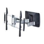 StarTech Heavy-Duty Full‑Motion TV Wall Mount – front view showing main bracket and sleek black‑silver finish