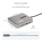 StarTech USB-C Multiport Docking Station 102B-USBC-MULTIPORT – detailed look at USB‑C PD input and branding