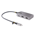 StarTech USB‑C Multiport Adapter – front view showing HDMI port and three USB‑A sockets