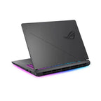 Gaming laptop with RGB lighting on a white background