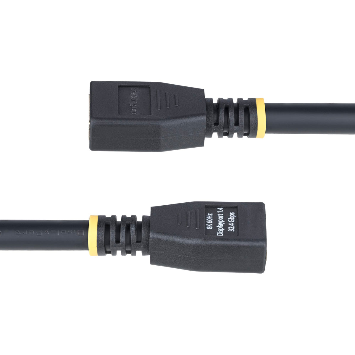 StarTech 10 ft DisplayPort 1.4 Extension Cable cable coiled to illustrate 10‑ft length