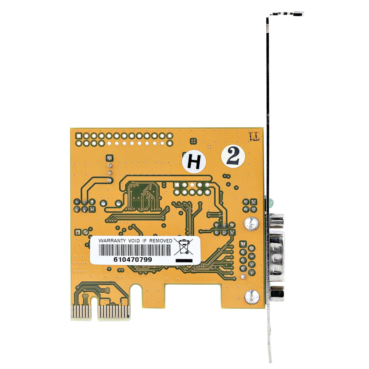 StarTech 11050-PC-SERIAL-CARD RS232 PCIe Serial Card front view on a white background