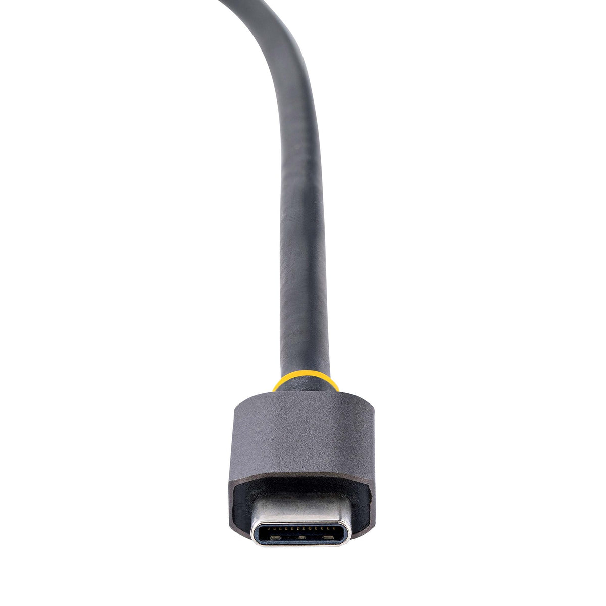 StarTech Accessory USB‑C HDMI VGA DVI adapter displayed in side view