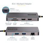 StarTech 120B-USBC-MULTIPORT USB-C Dock shown from a front‑angled view