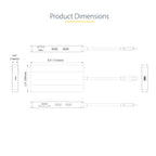 StarTech Duble 4K USB-C Dock shown from a frontal perspective