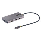 StarTech 120B-USBC-MULTIPORT USB-C Dock – Dual 4K 60Hz HDMI, Gigabit Ethernet, 100W PD, 3-Year Warranty front view