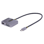 StarTech 122-USBC-HDMI-4K-VGA USB-C Video Adapter – 4K 60Hz, VGA, 100W PD, 3-Year Warranty main view showing the adapter