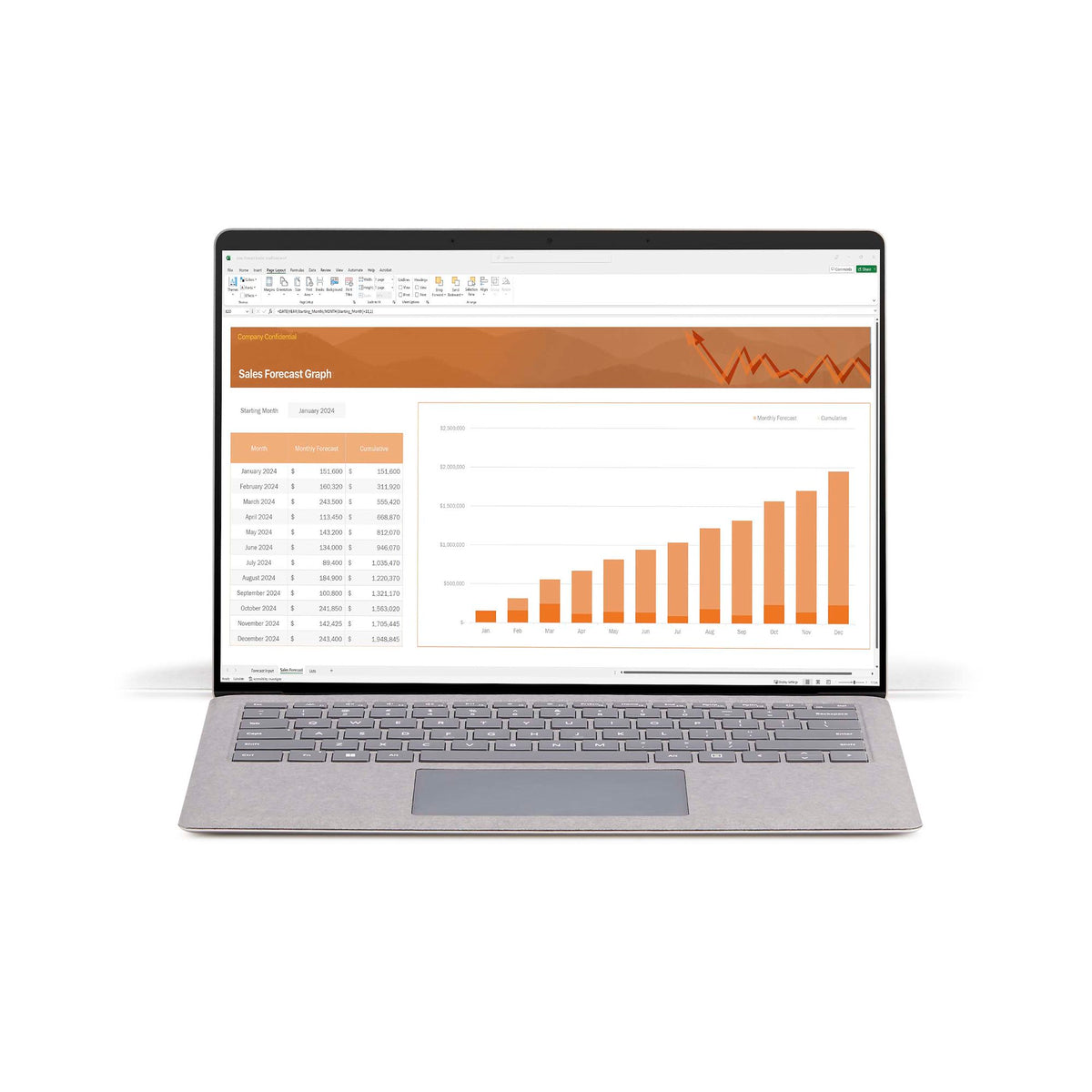 StarTech 124SL-PRIVACY-SCREEN privacy filter displayed flat on a surface