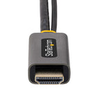 StarTech 128-HDMI-DISPLAYPORT HDMI to DisplayPort Adapter – 4K 60Hz, HDR, 3-Year Warranty shown from side angle