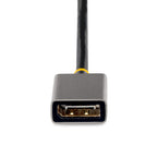 StarTech 128-HDMI-DISPLAYPORT HDMI to DisplayPort Adapter – 4K 60Hz, HDR, 3-Year Warranty showing HDMI and DisplayPort