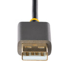 StarTech 128 HDMI DISPLAYPORT Adapter – 4K 60Hz, HDR, 3-Year Warranty showing black connector side
