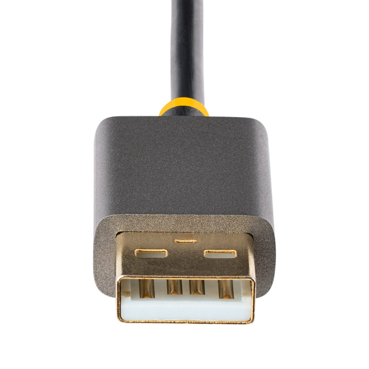 StarTech 128 HDMI DISPLAYPORT Adapter – 4K 60Hz, HDR, 3-Year Warranty showing black connector side