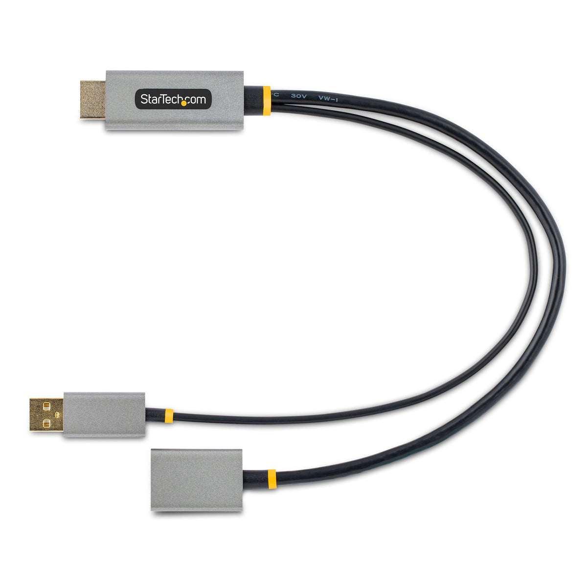 StarTech 128-HDMI-DISPLAYPORT HDMI to DisplayPort Adapter shown from side angle