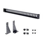 StarTech 12S-CABLE-LACING-BAR 1U Adjustable Rack Cable Lacing Bar for 19-Inch Cabinets showing a close‑up of the steel bar