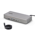 StarTech 132N-TB4USB4DOCK docking station front view with ports displayed