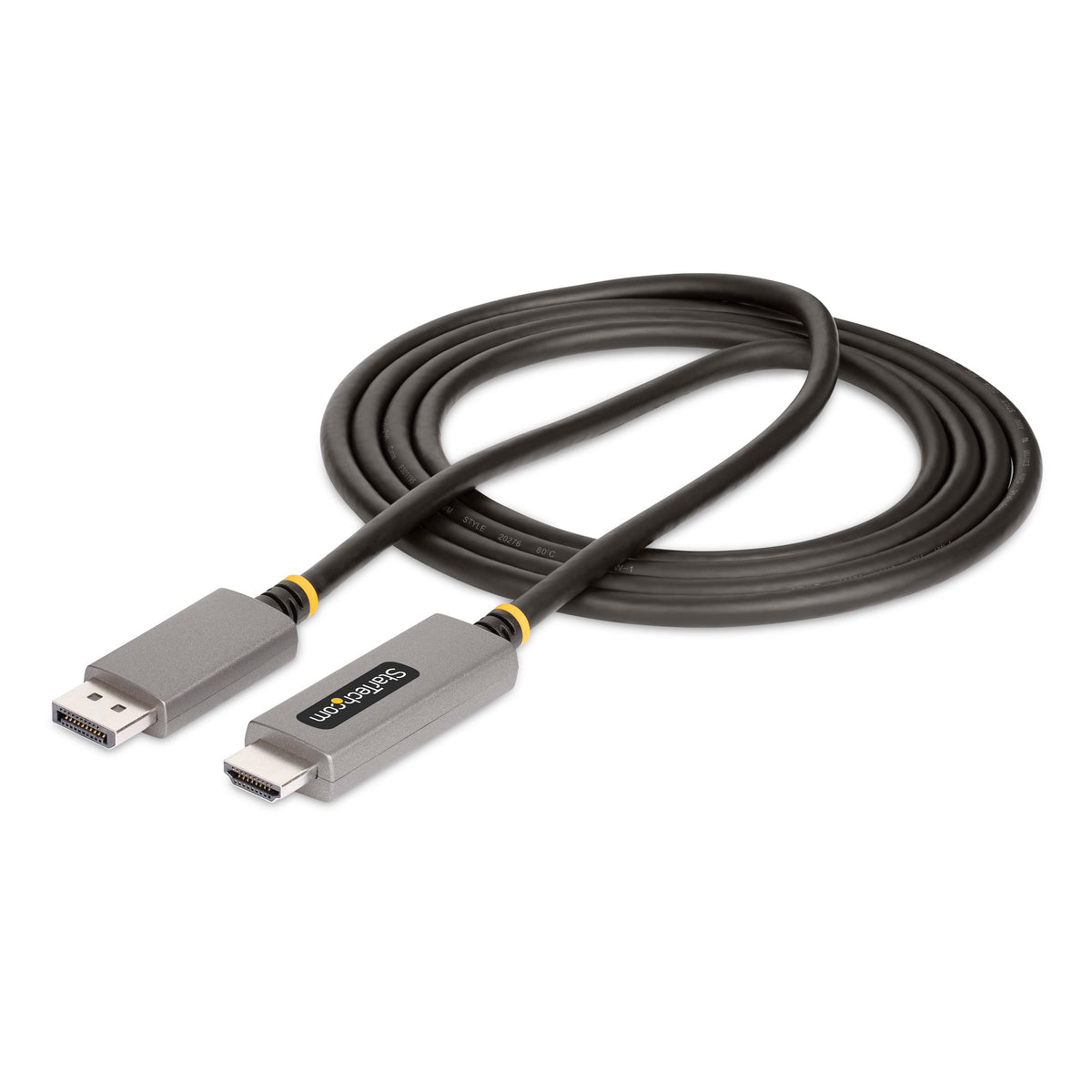 StarTech DisplayPort to HDMI 2.1 cable supporting 8K 60Hz and 4K 144Hz