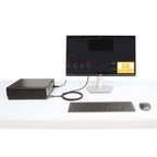 StarTech 133DISPLAYPORTHDMI21 2m DisplayPort to HDMI 2.1 Cable, 8K 60Hz, 4K 144Hz, HDR10 & 3-Year Warranty lying flat on a
