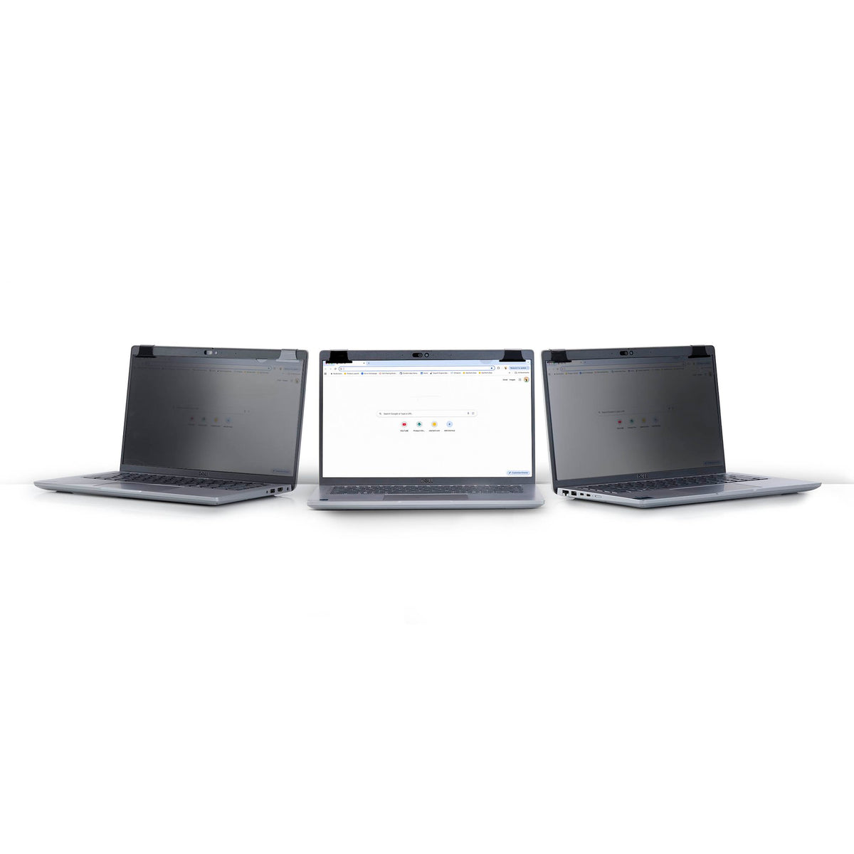 StarTech 133LB-PRIVACY-SCREEN 13.3‑Inch Bright Flip‑Over Touch Privacy Filter front view on white background