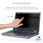StarTech 133LT-PRIVACY-SCREEN 13.3-inch flip-up touch privacy screen filter product shot