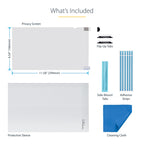 StarTech 133LT-PRIVACY-SCREEN flip-up privacy screen displayed open