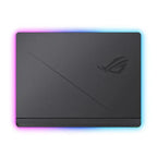 Gaming laptop with RGB lighting on a white background