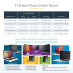 StarTech 13MAM-PRIVACY-SCREEN front edge showing matte side